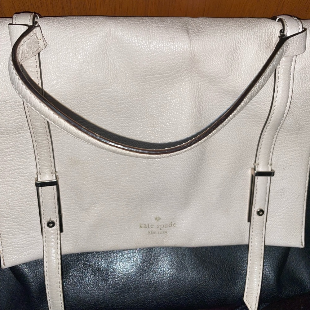 Kate Spade Cream & Black Leather bag - Picture 3 of 14